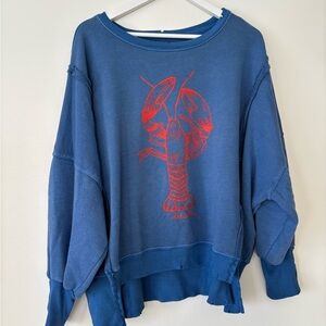 Free People Graphic Camden Lobster Sweatshirt *SOLD OUT*